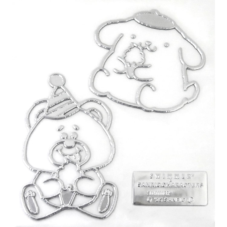 乐天商城 - スイマー×ポムポムプリン チャームステッカー 063656 SWIMMER×SANRIO コラボ