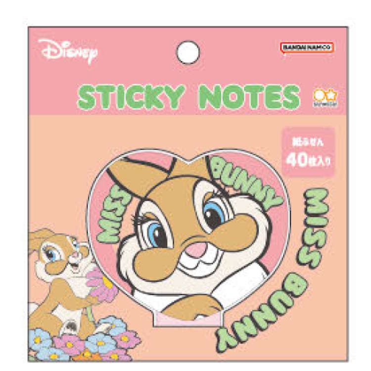 バンビ ぷにぷにふせん ミスバニー ふせん フセン メモ めも メッセージ ぷにぷにカバー KAWAII little buddy 050508 alphakids-10446466 キャラクターハウス キャロル パッケージ画像