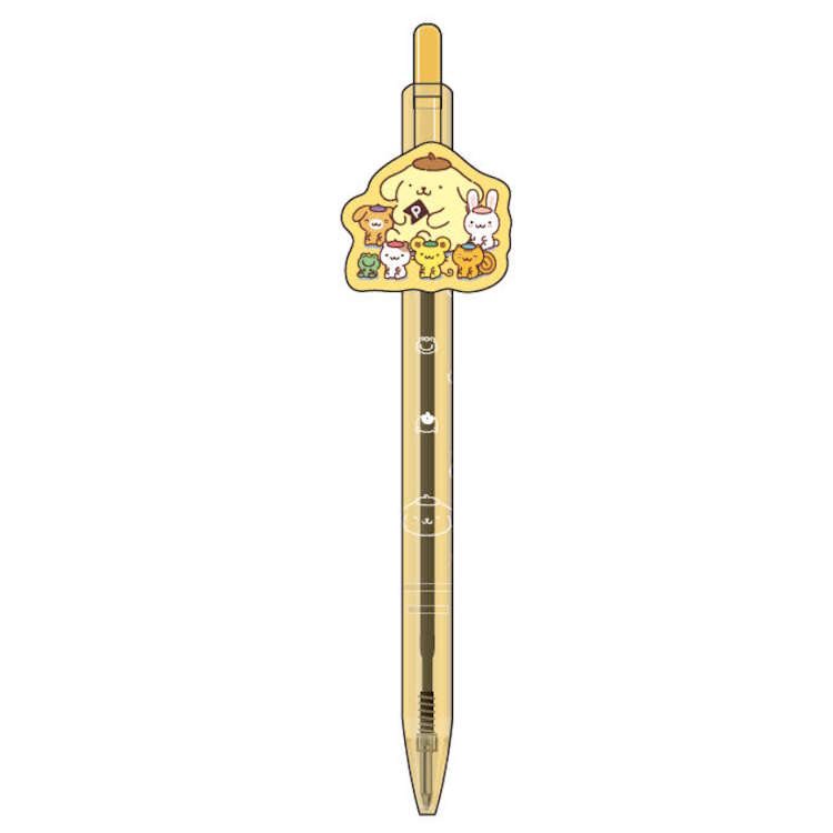 Rakuten - ポムポムプリン プレート付きボールペン 0.5mm イエロー ペン 筆記具 筆記用具 054476