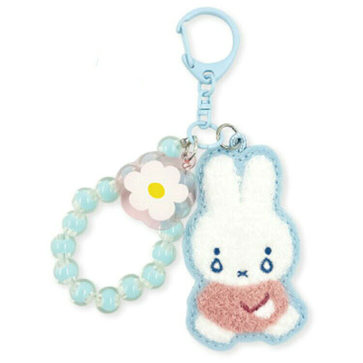 Rakuten - ミッフィー ワッペンキーホルダー なきがお 349731 ビジュー miffy ディックブルーナ