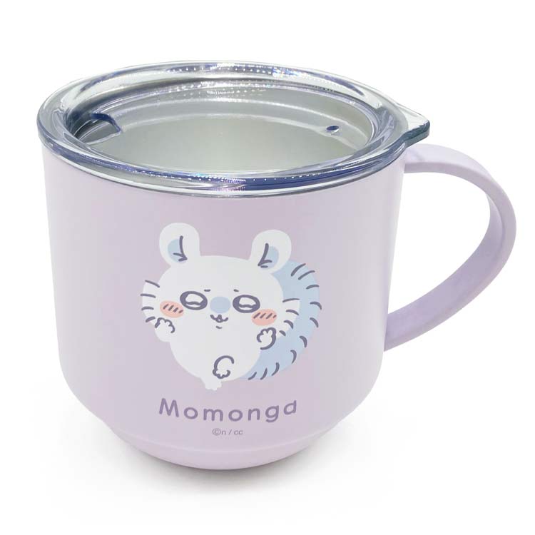 乐天商城 - ちいかわ スタッキング蓋つきステンレスマグ280ml モモンガ 279632CHIIKAWA なんか小さくてかわいいやつ