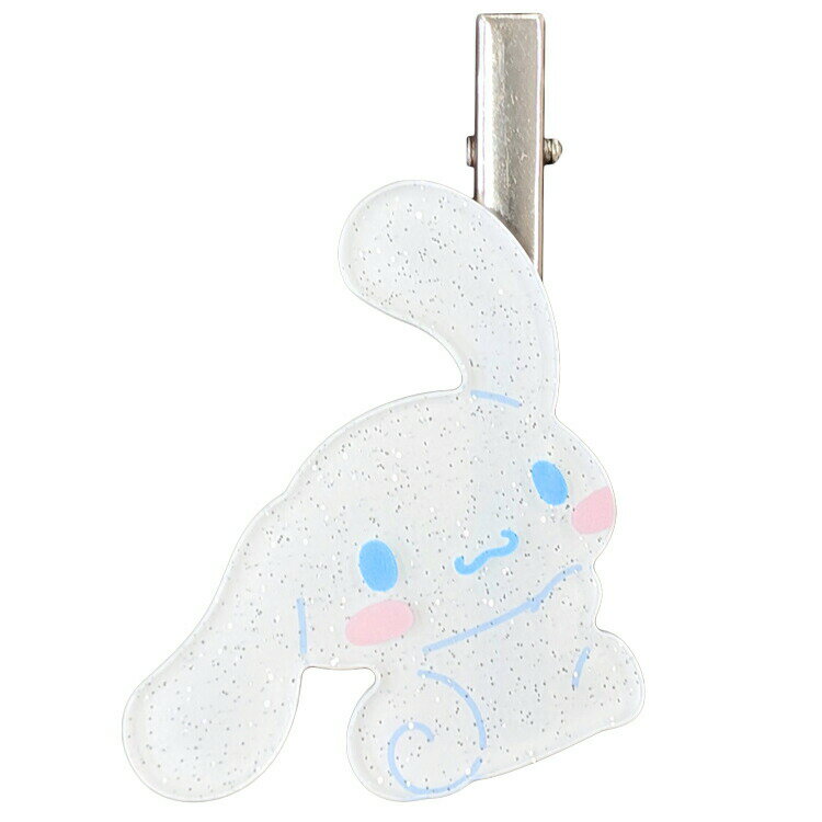 乐天商城 - シナモロール ダイカットキラキラクリップ Petit collection サンリオ ブルー