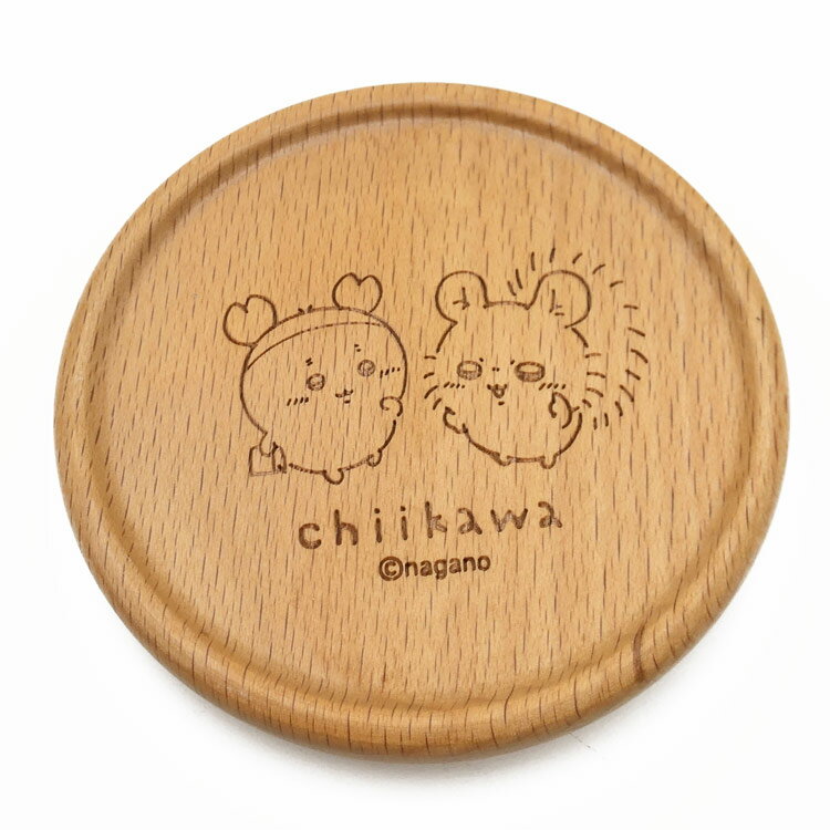 ちいかわ 木製コースター ピンク ハッピーブロッサム モモンガ 古本屋