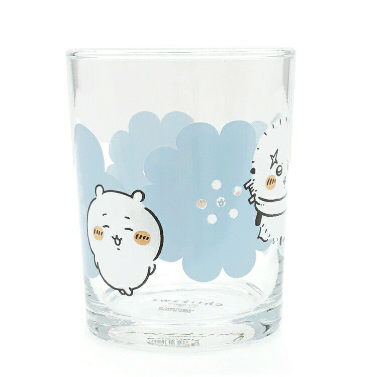 치이카와 유리 텀블러 블루 136850 해피 블로섬 치이카와 하치와 라코