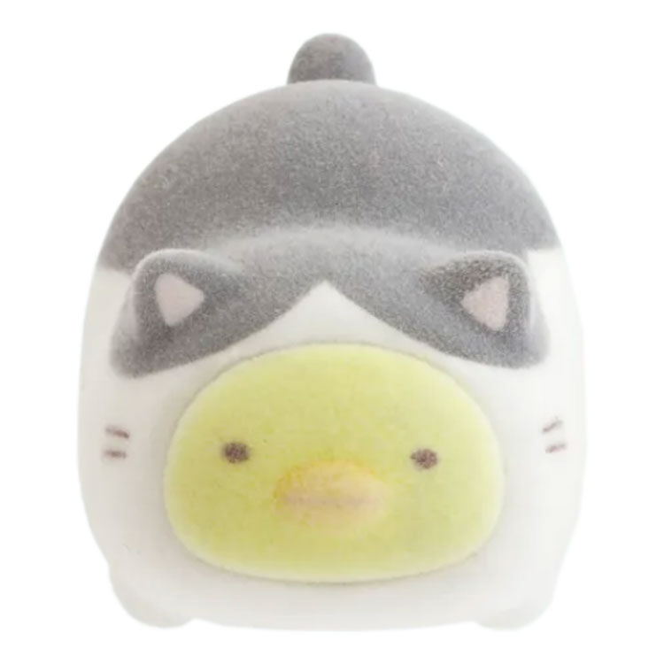 乐天商城 - 【4月中旬以降〜出荷】すみっコぐらし プチすみっコねこぐらしマスコット ぺんぎん? すみっコぐらしプチコレクション フロッキー加工 猫 着ぐるみ