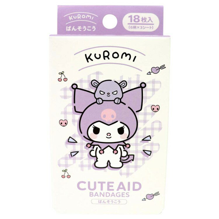 乐天商城 - クロミ ばんそうこう3 344992 KUROMI サンリオ