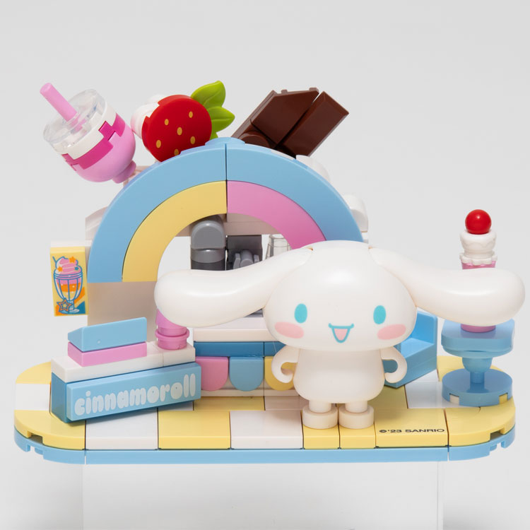 シナモロール Cafeブロック シナモロールのミルクスタンド KEEPPLAY キーププレイ 玩具 おもちゃ SANRIO サンリオ