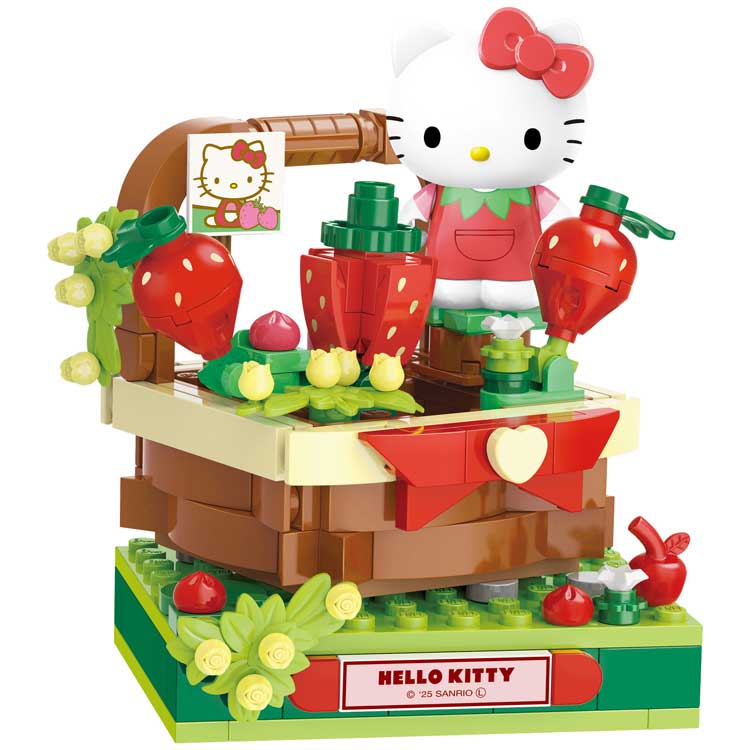 Rakuten - ハローキティ ハローキティのいちごバスケット KEEPPLAY キーププレイ ブロック 玩具 おもちゃ SANRIO サンリオ