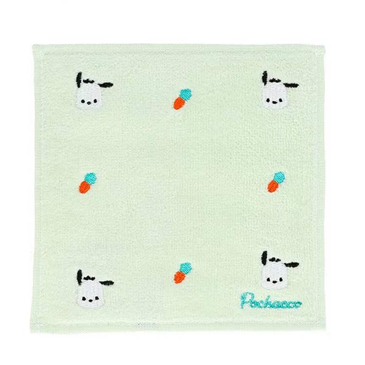 Towels, Handkerchieves - ポチャッコ まめタオル タイニーキャロット 004591 Pochacco サンリオ