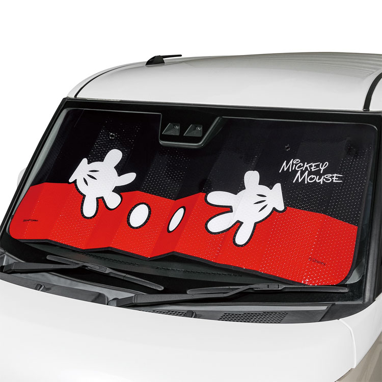 Rakuten - ミッキー サンシェードS 60×130cm ハンド BK 245606 カー用品 Disney ディズニー【単品発送】【ラッピング不可】