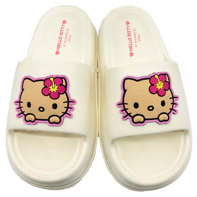 乐天商城 - ハローキティ EVA厚底シャワーサンダル 大人用 23cm 364882