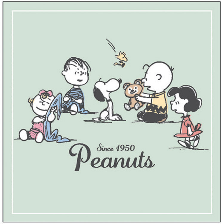 スヌーピー ブロックメモ With the bear 326132 VINTAGE PEANUTS ピーナッツ