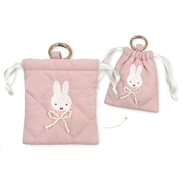 ミッフィー カラビナ付きミニ巾着 PK 356708 miffy ディックブルーナ