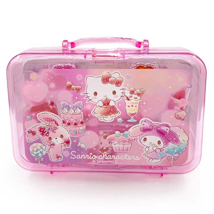 商品仕様【パッケージサイズ】約H120×W180×D50mm【材質】クリアバッグ：ABS樹脂【生産国】中国【内容】水性ネイル・リップグロス・リップカラー・リング2個・アイシャドウパレット特記事項※画像はあくまでも商品イメージになります。実際の商品と色や仕様が異なる場合がありますので、予め御了承ください。 ※メーカー希望小売価格はメーカーカタログに基づいて掲載しています。