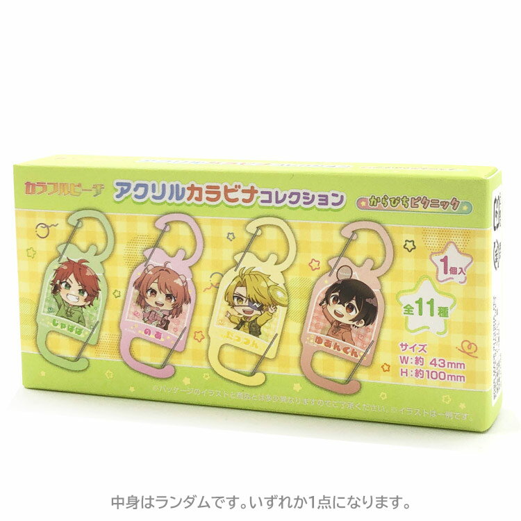 【中身はランダム】カラフルピーチ アクリルカラビナコレクション からぴちピクニック キーホルダー YouTuber からぴち