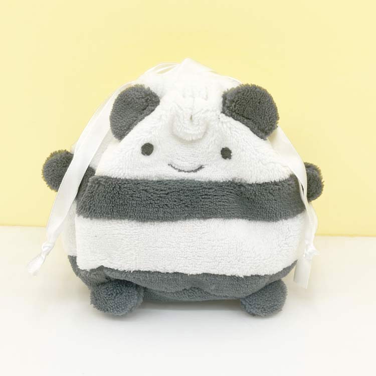 Bags, School Rucksacks - なんでもいきもの まんまる巾着 パンダおにぎり 223302 よこみぞゆり なんもの nandemoikimono