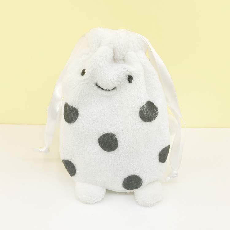 Drawstring Bags - なんでもいきもの まんまる巾着 チンアナゴおにぎり 223340 よこみぞゆり なんもの nandemoikimono