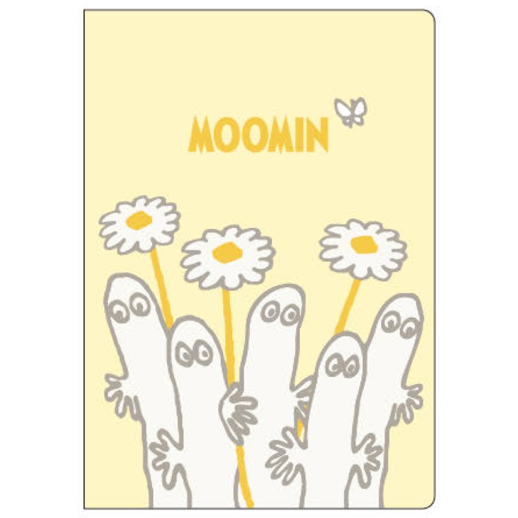 NOTE - ムーミン ノートA5 ニョロニョロ イエロー 059884 NYORO NYORO サマー・マーガレット MOOMIN