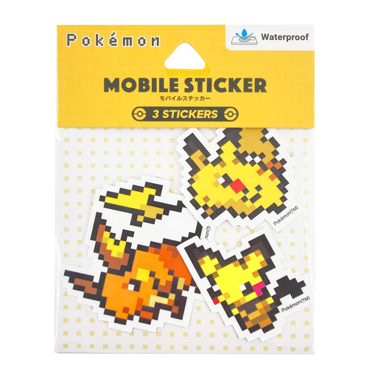 포켓몬스터 모바일 스티커 피츄&피카츄&라이츄 134864 3STICKERS 포켓몬 초대