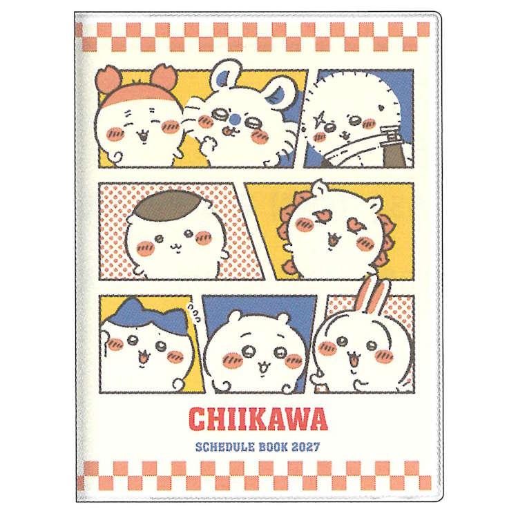 ちいかわ 手帳 2027年スケジュール帳 2026年10月始まり・月間 A6 みんな 052755