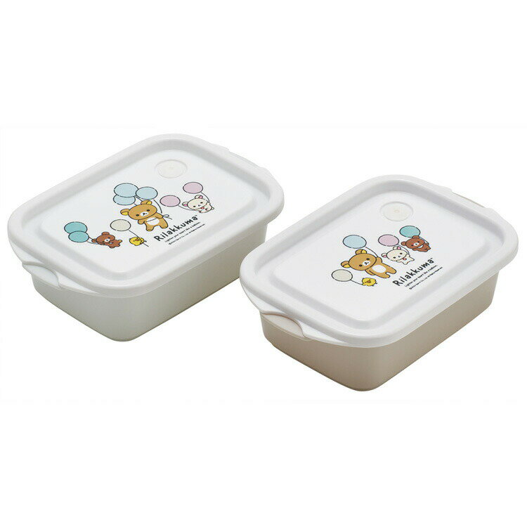 乐天商城 - リラックマ FCN2WAG 抗菌シールボックス500ml 2P ふわっと風船 サンエックスキャラクター
