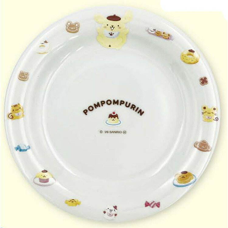 乐天商城 - ポムポムプリン プレート 360453 30th Pom Pom Purin 30周年 サンリオ