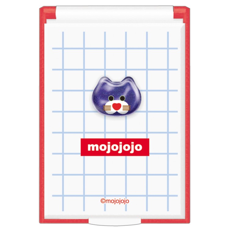 mojojojo うるちゅるPOP Sサイズミラー ニッキー 405597 NICKY 青 ネコ モジョジョジョ