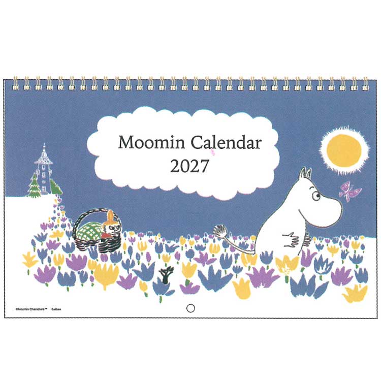 2026年8月発売 ムーミン 2027年カレンダー 壁掛け リング 716299 MOOMIN