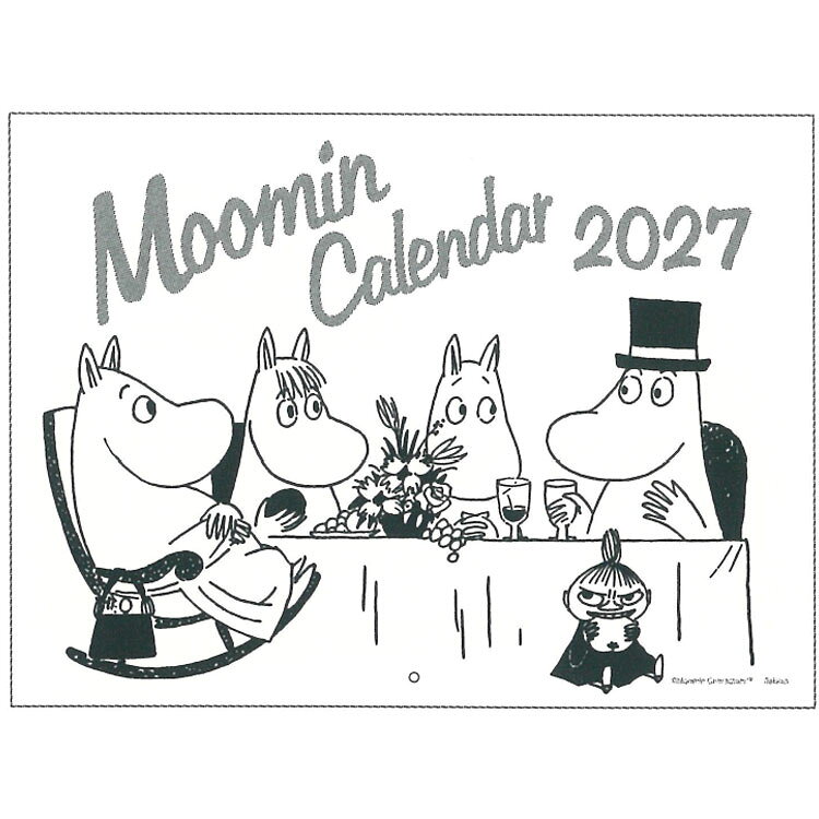 2026年8月発売 ムーミン 2027年カレンダー 壁掛け 大判 716244 MOOMIN