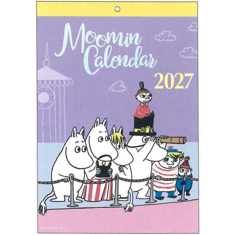 2026年8月発売 ムーミン 2027年カレンダー 壁掛け 原画 716312 MOOMIN