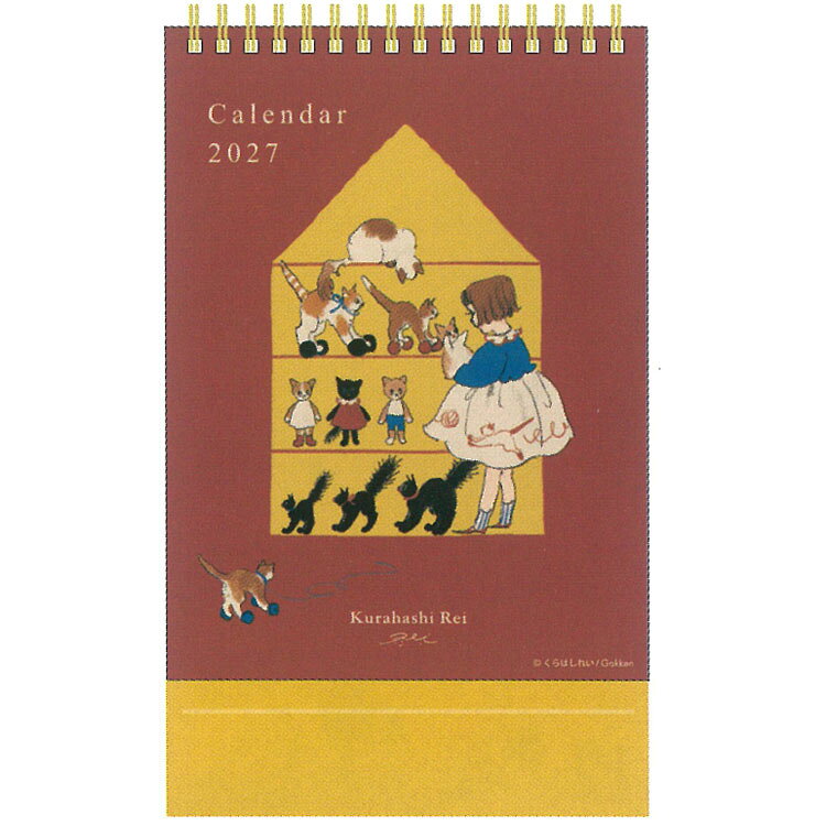 商品仕様【サイズ】本体：約W137×H227mmパッケージ：約W147×H265mm【素材】紙【原産国】中国【内容】Wリング・14枚・両面印刷・表面フルカラー・裏面2色印刷・次月カレンダー※メーカーの都合により、発売日、及び、仕様が変更になる場合がございます。あらかじめご了承ください。特記事項※画像はあくまでも商品イメージになります。実際の商品と色や仕様が異なる場合がありますので、予め御了承ください。 ※メーカー希望小売価格はメーカーカタログに基づいて掲載しています。