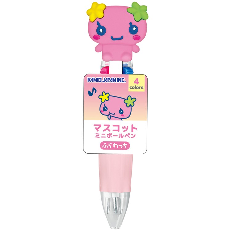 商品仕様【サイズ】パッケージ：約H100×W38×D25mm【素材】PVC 【重量】約11g 【仕様】インク：赤・青・黒・緑/ボール径：0.5mm/使い切りタイプ 【生産国】韓国特記事項※画像はあくまでも商品イメージになります。実際の商品と色や仕様が異なる場合がありますので、予め御了承ください。 ※メーカー希望小売価格はメーカーカタログに基づいて掲載しています。