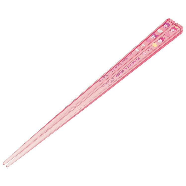 商品仕様デザインが映える！アクリル製クリアなお箸！ 【サイズ】長さ約21cm 【品質表示】材質：メタクリル樹脂/耐熱温度：100度 【特長】箸先には食べ物が掴みやすい、すべり止め加工がされています。四角い形なので箸が転がり落ちにくい!食洗機OK！ ※電子レンジ・オーブンで使用しないでください。 ※アルコール成分が含まれるもので除菌や洗浄はしないでください。破損する恐れがあります。 ※煮沸消毒は変形の恐れがありますので、しないでください。 【生産国】日本特記事項※画像はあくまでも商品イメージになります。実際の商品と色や仕様が異なる場合がありますので、予め御了承ください。 ※メーカー希望小売価格はメーカーカタログに基づいて掲載しています。