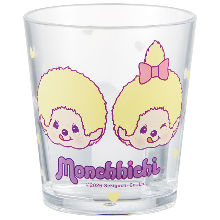モンチッチ KSA4J アクリルコップ イエロー COLORS monchhichi スケーター