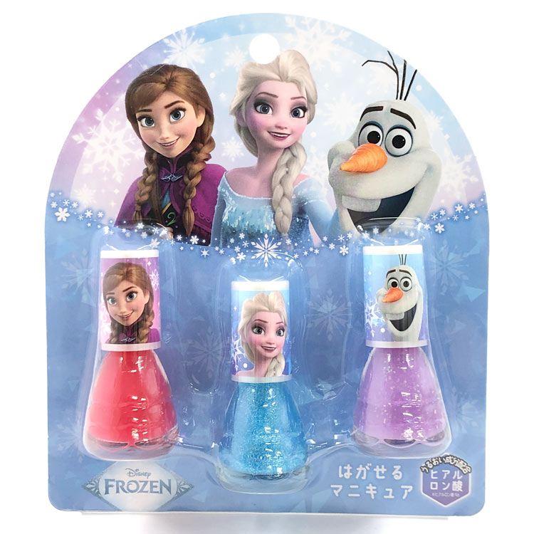 アナと雪の女王 はがせるマニキュア3本セット 021279 キッズコスメ Disney ディズニー
