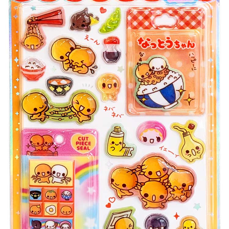 プチドロ　ディズニー なっとうちゃん　キャラクター シール まとめ売り 定価より安い新作！サンリオ・ディズニー・なっとうちゃん他「みにちゅ