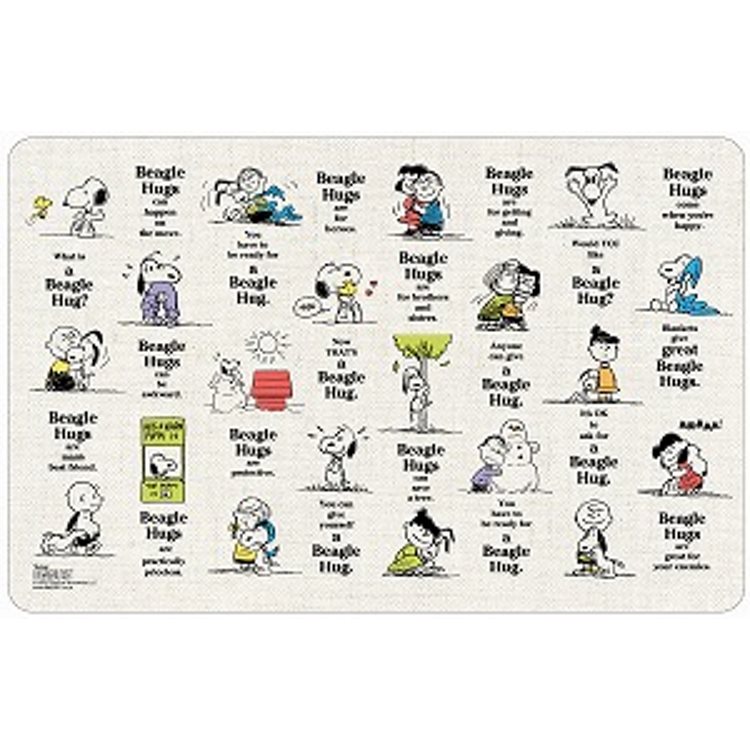 スヌーピー ランチョンマット ピーナッツ・ハグ 605153のサムネイル