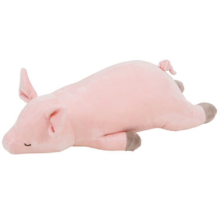 プレミアムねむねむアニマルズ 抱きまくら L ブタ ピンキー ぬいぐるみクッション もちもち かわいい 098269