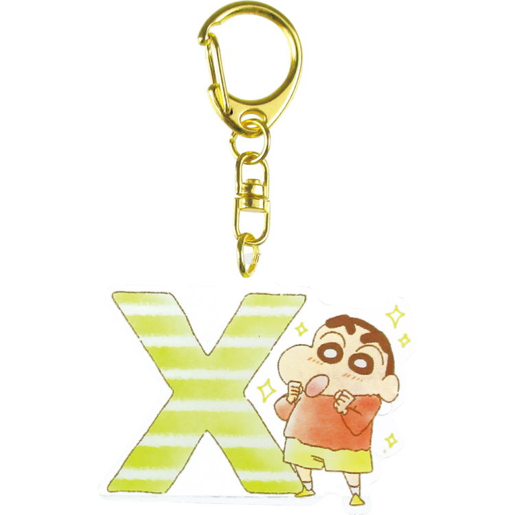 クレヨンしんちゃん イニシャルアクリルキーホルダー(X) [123940]