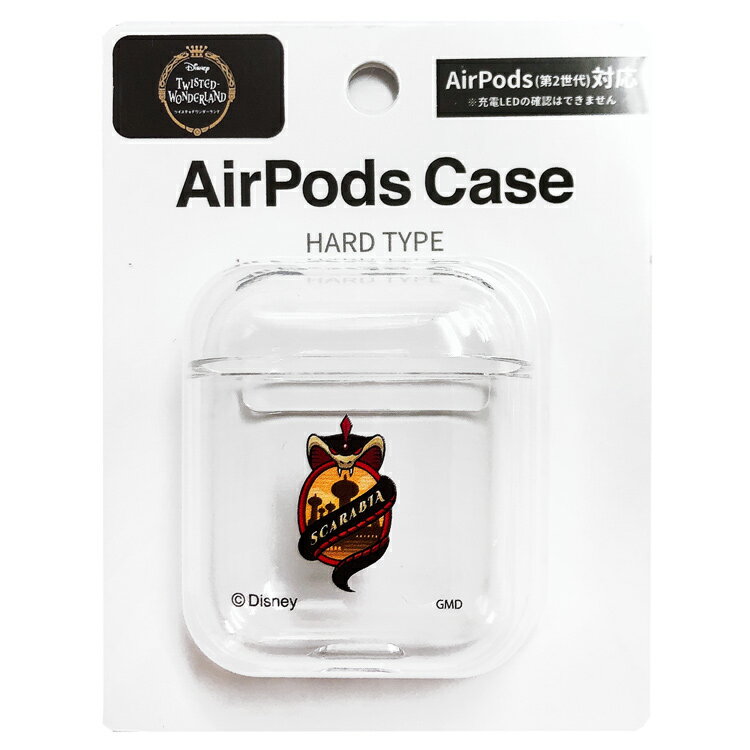 ディズニーツイステッドワンダーランド AirPodsクリアケース(スカラビア) [995883]【アウトレット・ラッピング不可】