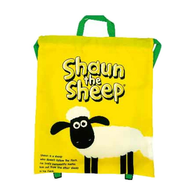 商品説明 〔ひつじのショーン☆Shaun The Sheep☆NHKキャラクター〕 羊のショーンや牧羊犬のビッツアー、牧場主達がのどかな牧場を舞台に繰り広げるドタバタコメディ☆「ひつじのショーン」からナップサックが発売に☆持ち手付きなので、手に持ったりリュックのように背負ったり、とっても便利！体操着を入れたり、サブバッグとしても使えるよ♪他にも同シリーズのいろいろなグッズが揃っているのでチェックしてみてね(^^♪ 仕様内容 【サイズ】W350×H430mm 【素　材】ポリエステル 特記事項画像はあくまでも商品イメージになります。実際の商品と色や仕様が多少異なる場合がございます。 ※メーカー希望小売価格はメーカーカタログに基づいて掲載しています。