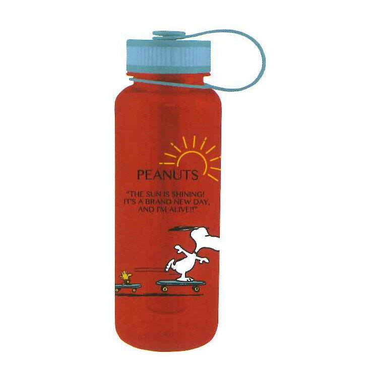 スヌーピー ドリンクボトル750ml／アイスチューブ付き(SKATEBOARD／レッド) [765895]