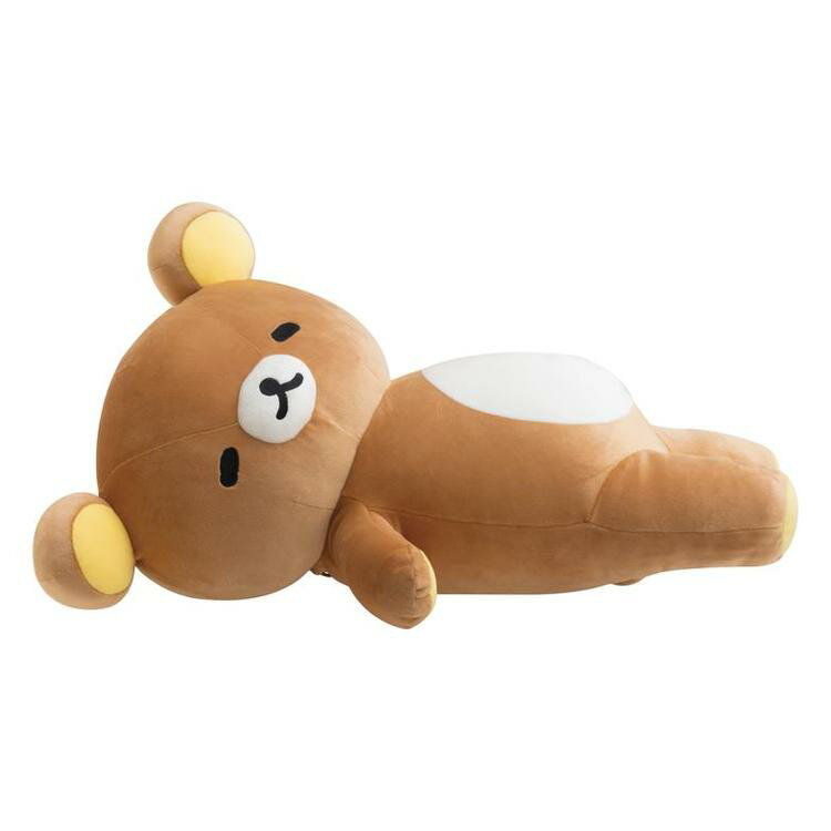 リラックマ ふっくらよりそい抱きぐるみ 約55cm スーパーもーちもちボア あなたのそばにリラックマ ふっくらも〜ちもちのサムネイル