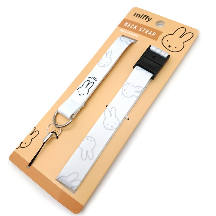 ブルーナ キャラクター ストラップ スマホ 携帯ゲーム機 フェイス総柄 ネックストラップ ミッフィー セール商品