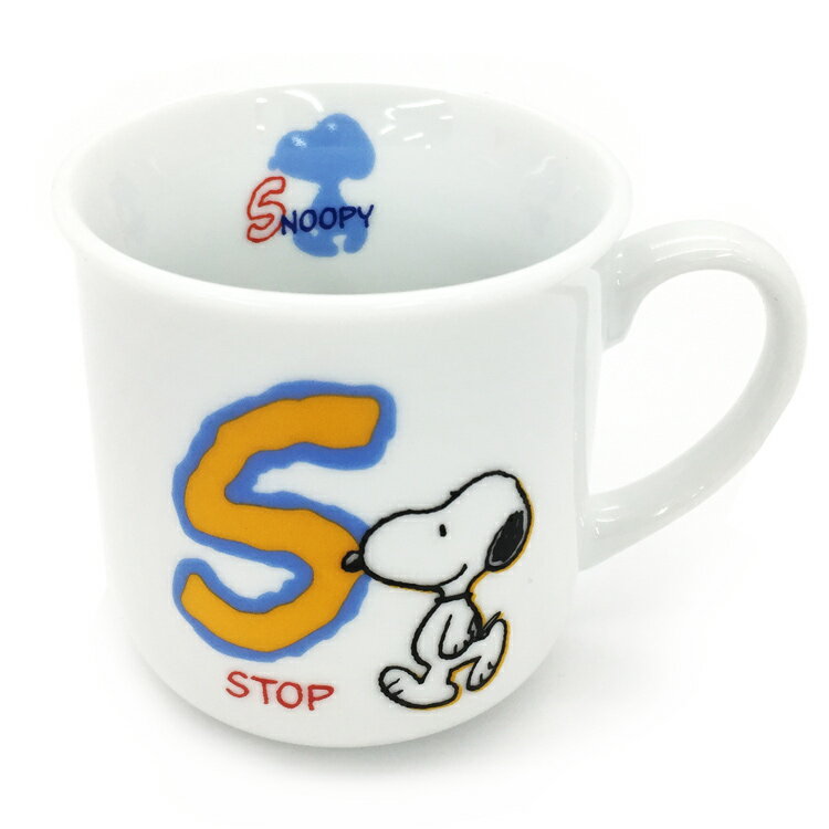 スヌーピー イニシャルマグ S 512952