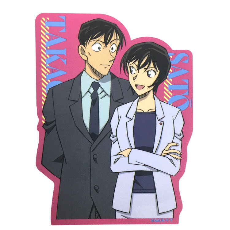 名探偵コナン キャラクターステッカー(高木&佐藤) [474843]