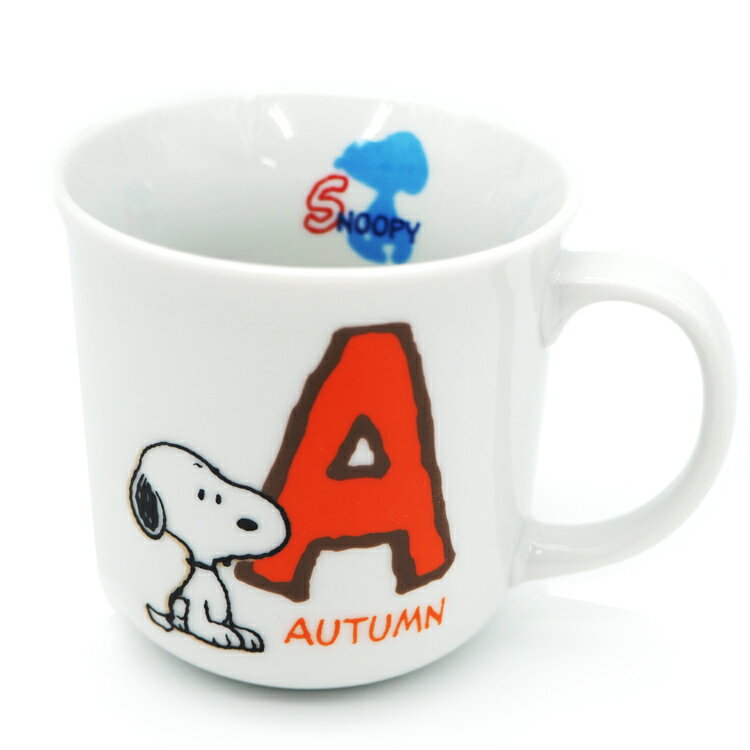 【スヌーピー】イニシャルマグ(A) [512648]