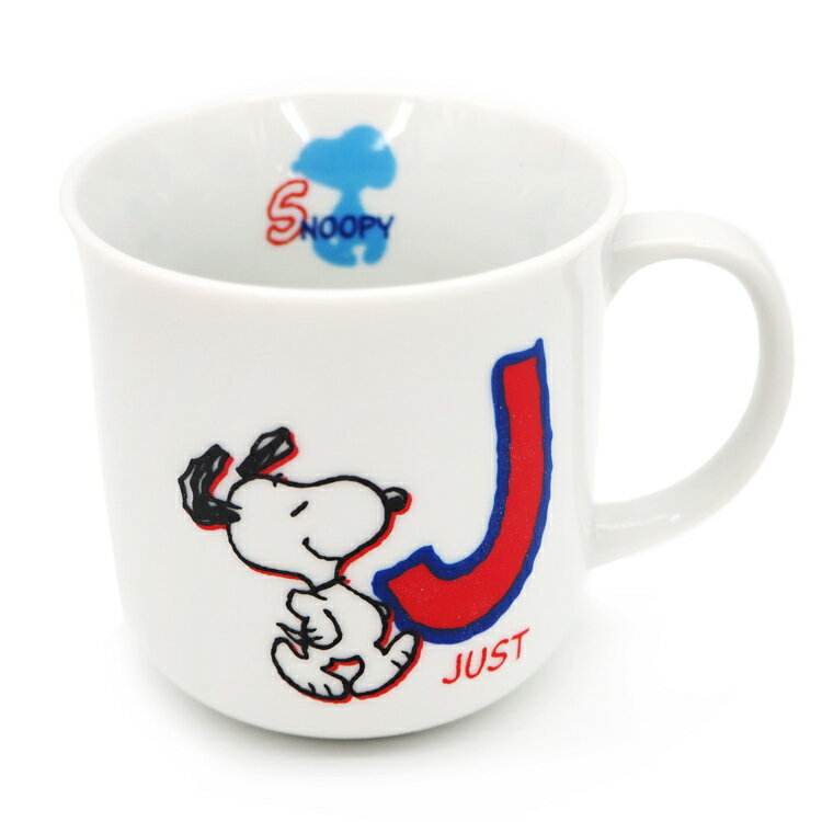 【スヌーピー】イニシャルマグ(J) [512846]