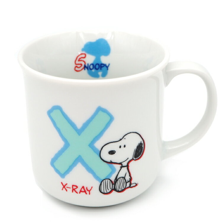 【スヌーピー】イニシャルマグ(X) [513058]
