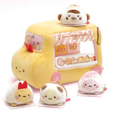 12月13日以降〜入荷次第出荷セット商品(set0501)すみっコぐらしぬいぐるみ5種セット(もーちもちみにっコまん4種+シーンぬいぐるみ)★みにっコまん★